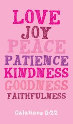 Prayer Card - Love Joy Peace