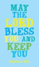 Prayer Card - May The Lord Bless You