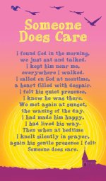 Pack of 20 Prayer Cards - Someone Does Care