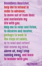 Prayer Card - Boundless Nourisher