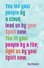 Prayer Card - You Led Your People