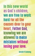Prayer Card - In This New World