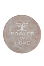 ROOTED IN LOVE GARDEN PLAQUE