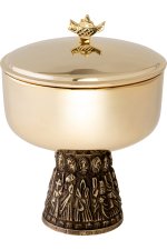 Gold Plated Ciborium H 15 cm