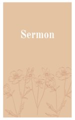 Sermon Notebook