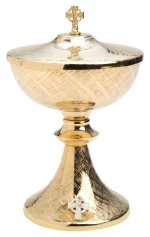 Gold Plated Ciborium H 23 cm