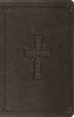 ESV Value Thinline Bible (TruTone, Charcoal, Celtic Cross Design)