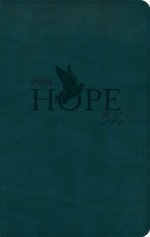 CSB Here's Hope Bible, Dark Teal Leathertouch