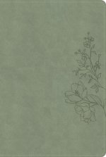 CSB Large Print Thinline Bible, Digital Study Edition, Sage