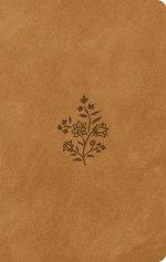 ESV Large Print Value Thinline Bible (TruTone, Nubuck Caramel, Wildflower Design)