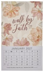 2027 Mini Magnetic Calendar Walk By Faith 2 Cor 5:7