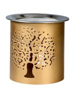 Gold Iron Incense Burner H 8 cm