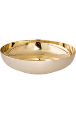 Nickel Plated Host Bowl with Gold Plated Inside D 15 cm