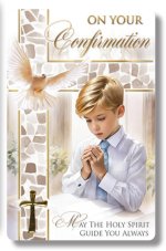 Boy's Confirmation Prayer Card