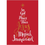 Names of Jesus Charity Christian Christmas Cards - Pack of 10 (Home For Good)