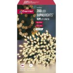 200 Multi-Action LED Supabrights with Timer in Warm White (Green Cable)