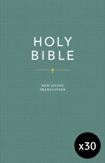 NLT Holy Bible, Economy Outreach Edition - Pack of 30