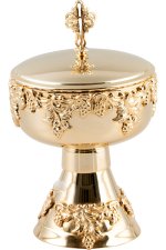 Gold Plated Ciborium H 20 cm