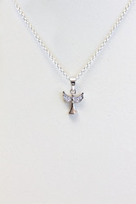 Cubic Zirconia Angel Pendant