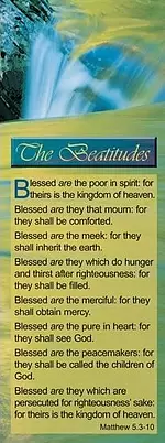 Bookmarks - The Beatitudes Mat. 5.3-10