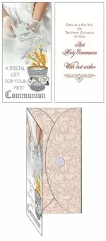 Communion Hand Crafted Girl - Gift Card