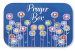 Floral Tin Prayer Box with Memo Pad and Pencil