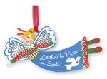 Let There Be Peace Artmetal Angel Hanging Decoration