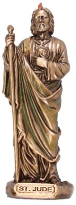 3 1/2" Saint Jude Veronese Resin Statue