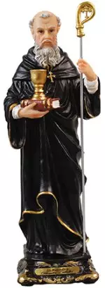 Florentine 5 inch Statue-Saint Benedict