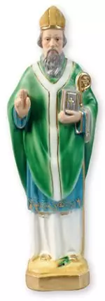 8 inch Plaster Statue/St. Patrick