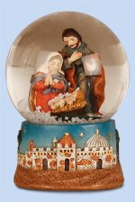 2 1/2" Holy Family Resin Nativity Waterball