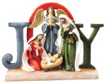 6 3/4" Joy Resin Nativity
