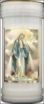 Miraculous Single Pillar Candle