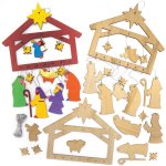 Nativity Wooden Mobile Kits - Pack of 2
