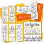 10 Images of Joy Colouring bookmarks