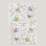 'Be Joyful in Hope' (Birds of Joy) Tea Towel