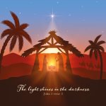 Stable Scene Charity Christian Christmas Cards - Pack of 10 (Home For Good)