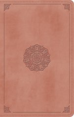 ESV Thinline Bible, Thumb Indexed (TruTone, Blush Rose, Emblem Design)