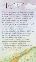 Dont Quit Prayer Card