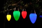 Set of 4 large Cone Bulb Lights