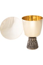 Gold Plated Chalice H 15 cm