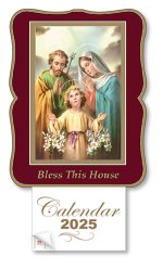 Holy Family Post Card Sized Dated Calendar