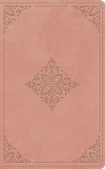 ESV Vest Pocket New Testament with Psalms and Proverbs, Red Letter (TruTone, Blush Rose, Fleur-de-lis Design)