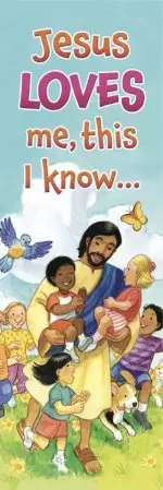 Jesus Loves Me This I Know Bookmark (Pack of 25)