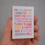 Jeremiah 29 bible verse magnet