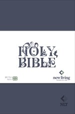 NLT Holy Bible, Navy Blue Flexiback, Leather-Feel, Debossed Detailing, British Text, NLT New Living Translation, Flexiback, Standard size