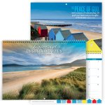 Inspirational Coastal Calendar 2026 with Bible verses on every page