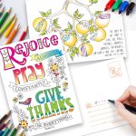 Images of Joy Coloring Postcards (Pack of 10)