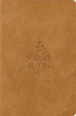 ESV Compact Bible (TruTone, Nubuck Caramel, Wildflower Design)