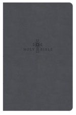 KJV Premium Gift Bible, Charcoal Leathertouch